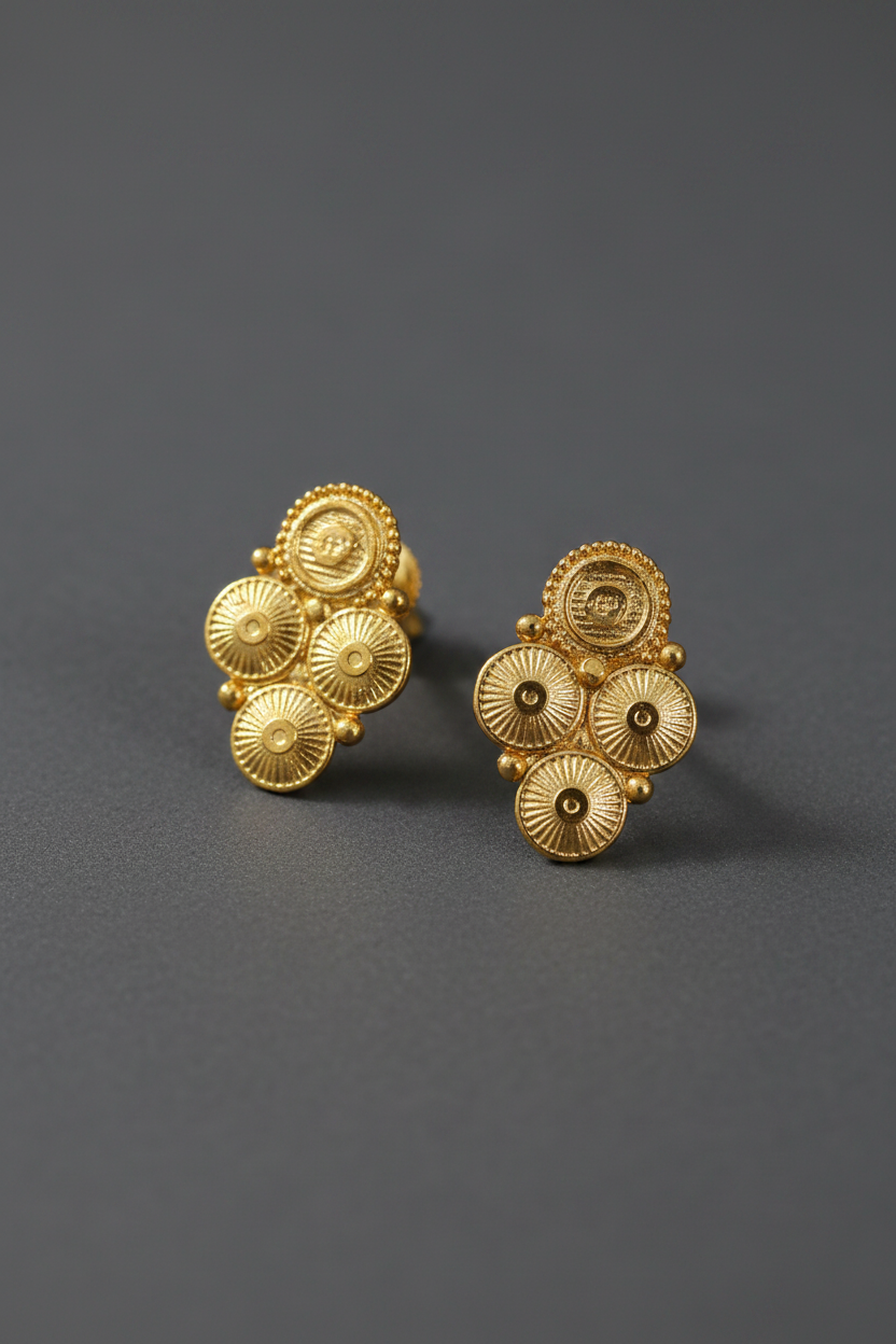 Premium Gold Replica Earrings 