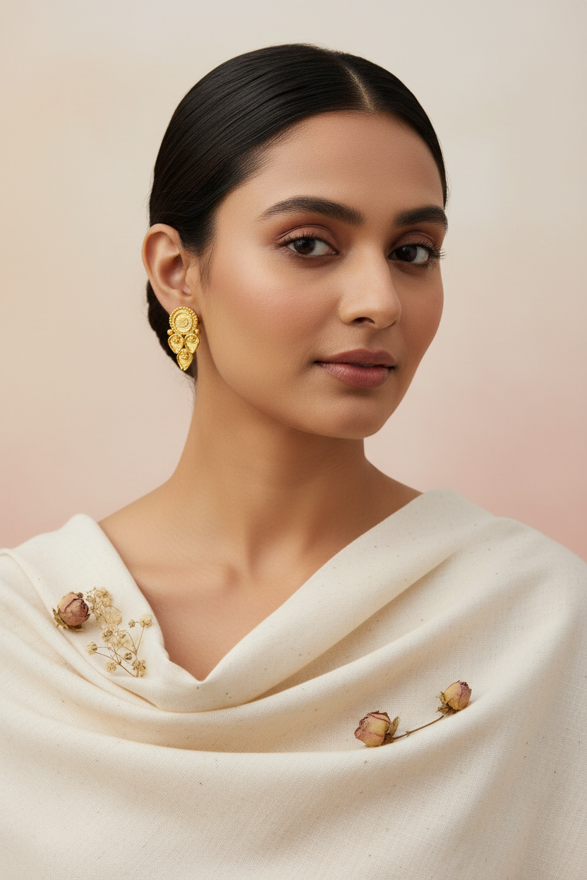 Premium Golden Earrings 