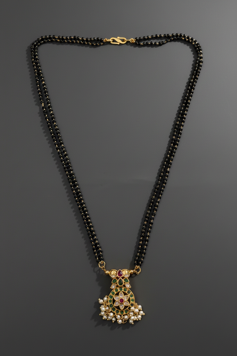 Premium Kemp Stone Mangalsutra 
