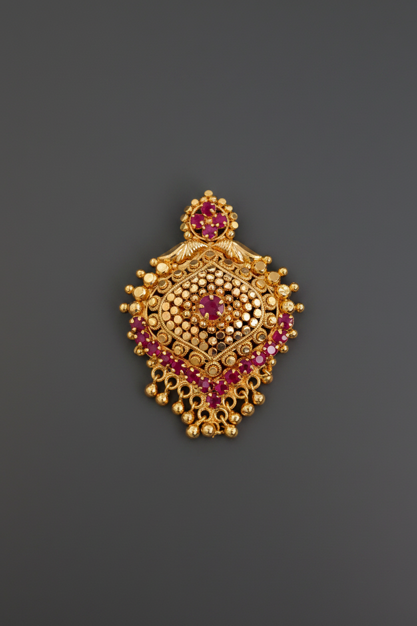 Premium Pink Stone Pendant