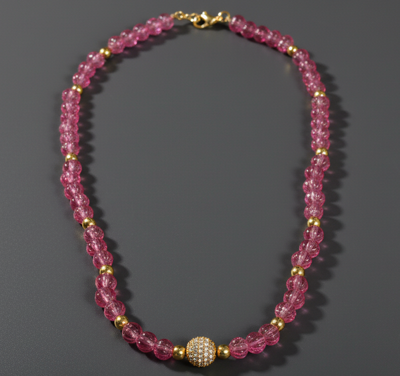 pumpkin AD beads chain 