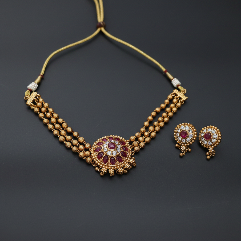 Red Golden Choker