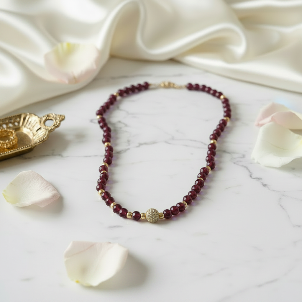 red Pumpkin Beads Chain