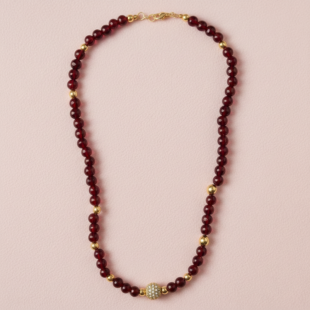 red Pumpkin Beads Chain