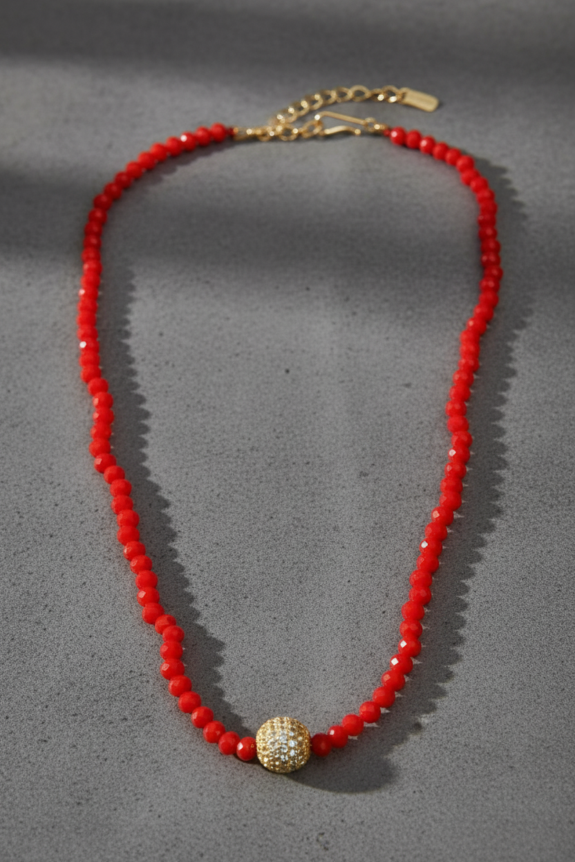 Red Crystal Chain