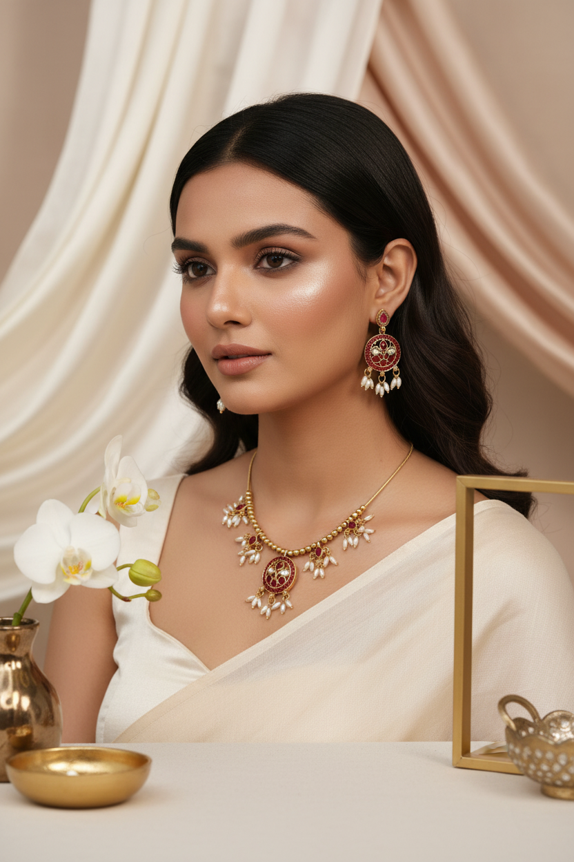 Red Kemp necklace