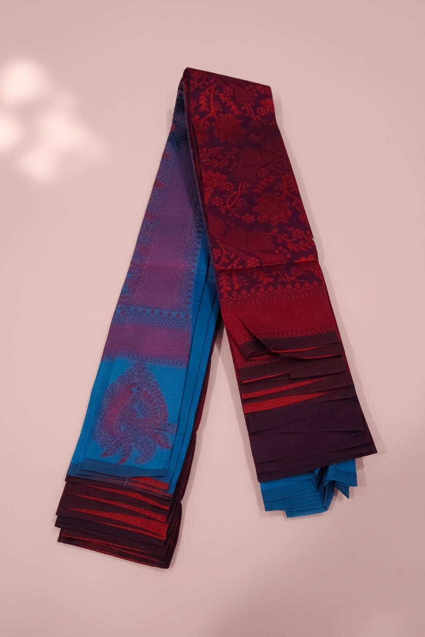 red_kubera_saree