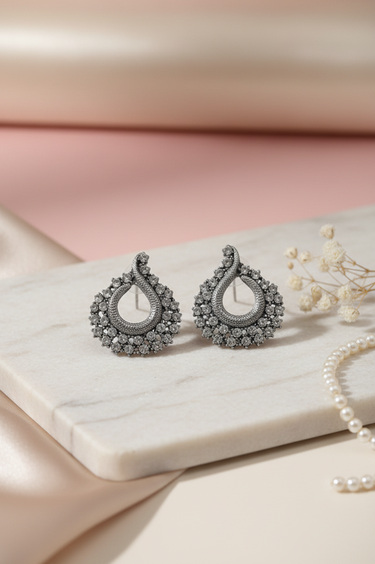 Silver Stone Stud