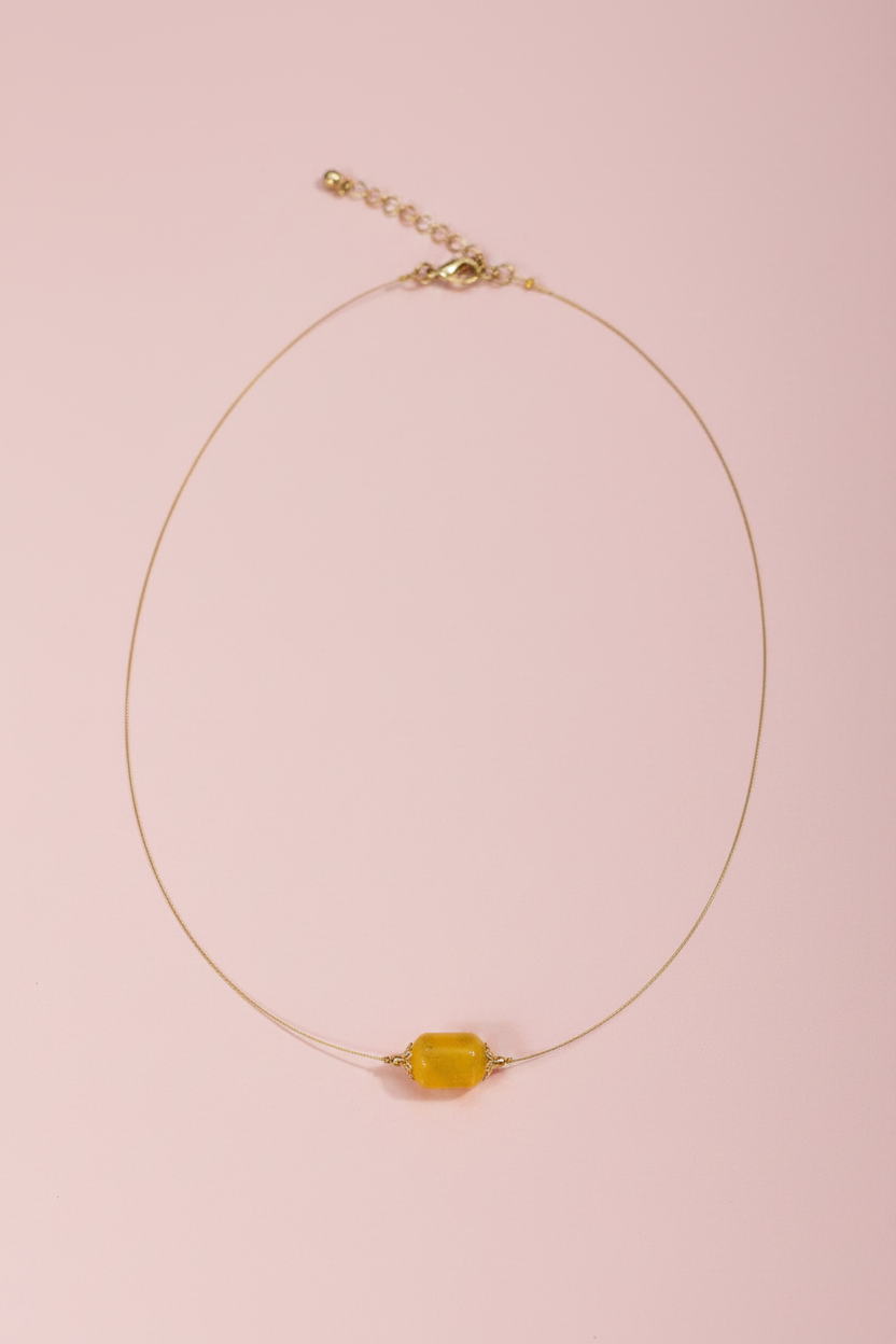 Simple bead Invisible Chain 