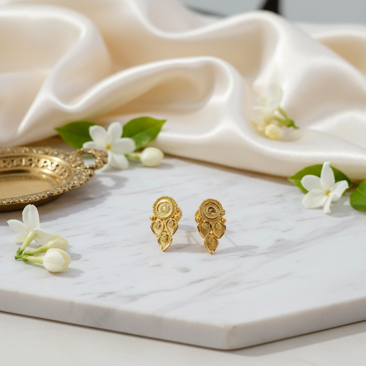 Teardrops Gold Replica Earrings 