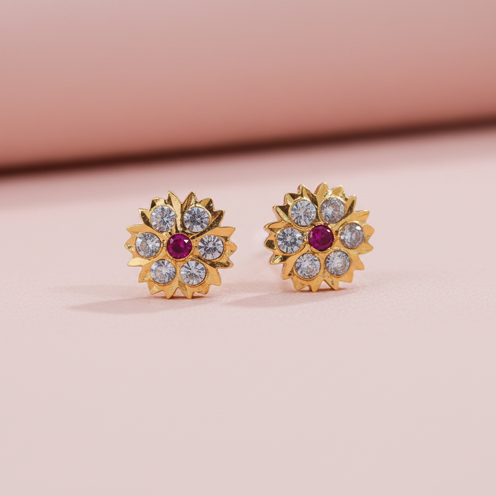 Traditional Impon Earrings 