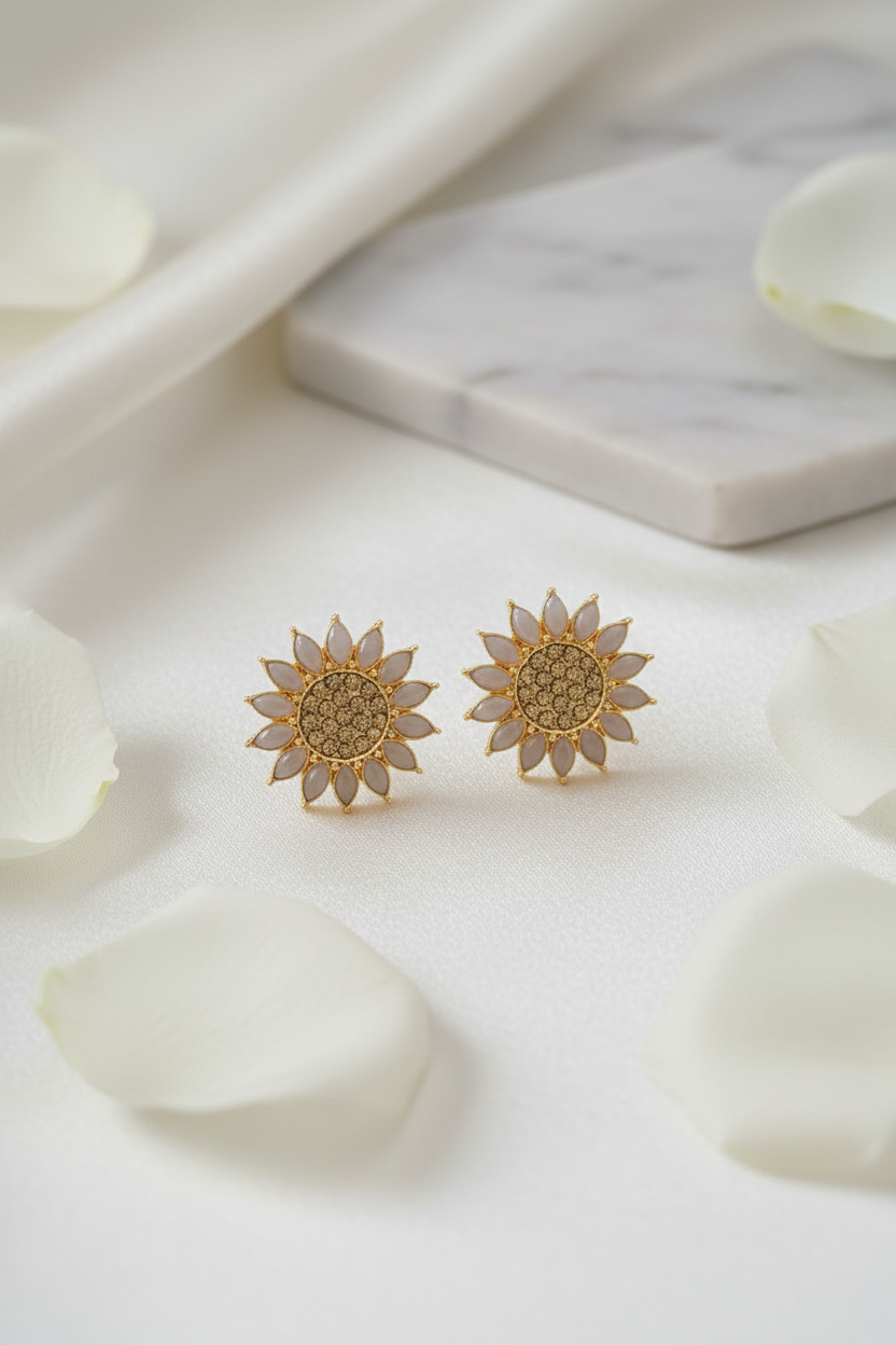 white_floral_stud__earrings