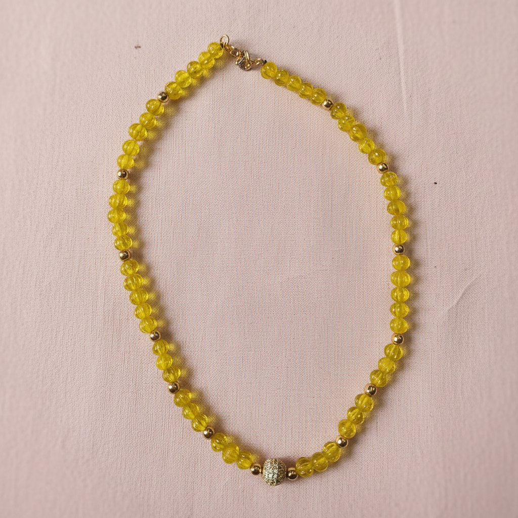 Yellow AD Stone Chain